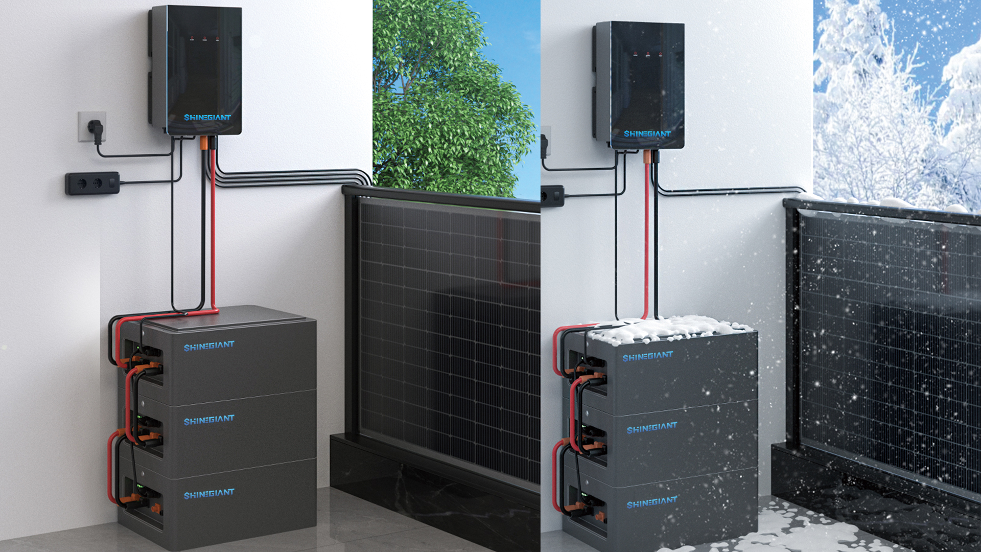 almacenamiento de energía en el balcón