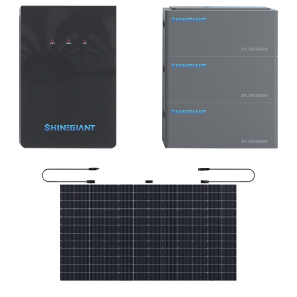  Shinegiant BAT-H48050 y BES 2.4K | Almacenamiento de energía en balcones | Almacenamiento de energía doméstico de baja potencia.